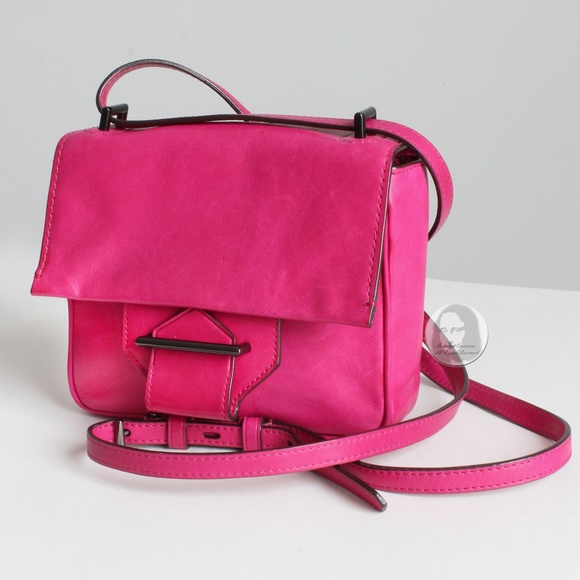 Reed Krakoff Crossbody Bag Standard Mini Pink Leather with Adjustable Strap - Picture 5 of 10